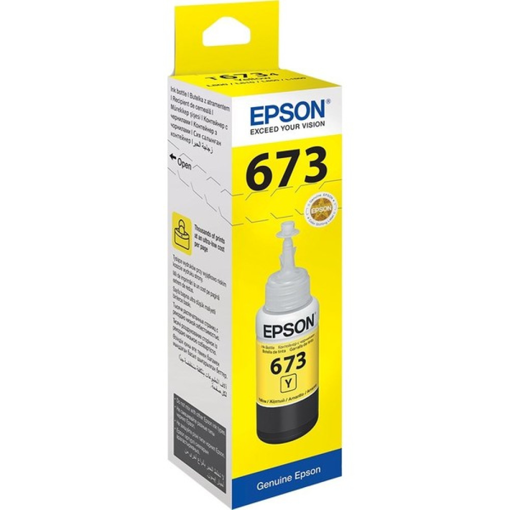 Epson T6734 L800-L1800 Yellow Mürekkep 70Ml - Sarı Kartuşlar Fiyatı
