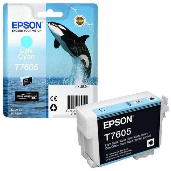 Epson T7605-C13T76054010 Açık Mavi Kartuş