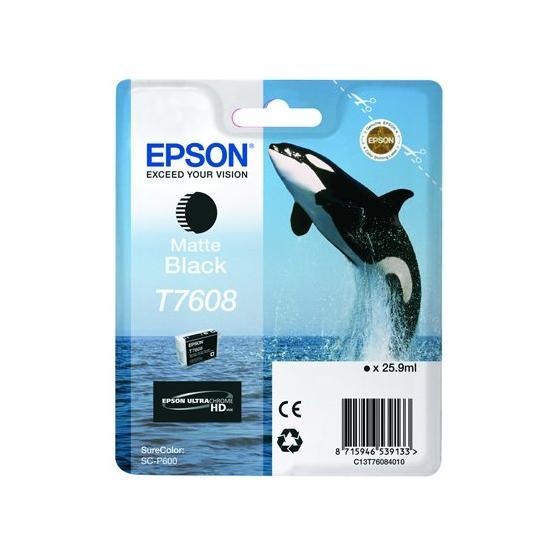Epson T7608-C13T76084010 Mat Siyah Kartuş Kartuşlar Fiyatı
