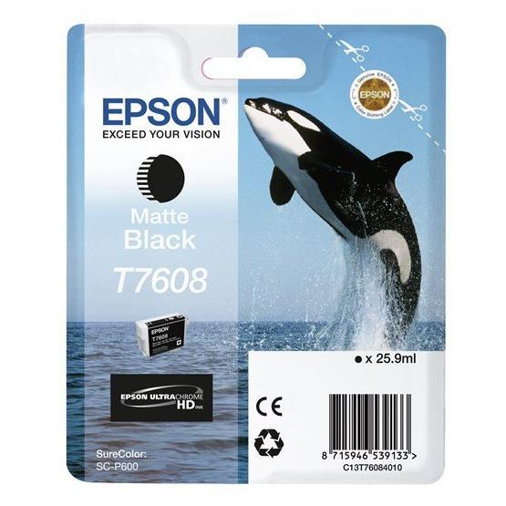 Epson T7608-C13T76084010 Mat Siyah Kartuş