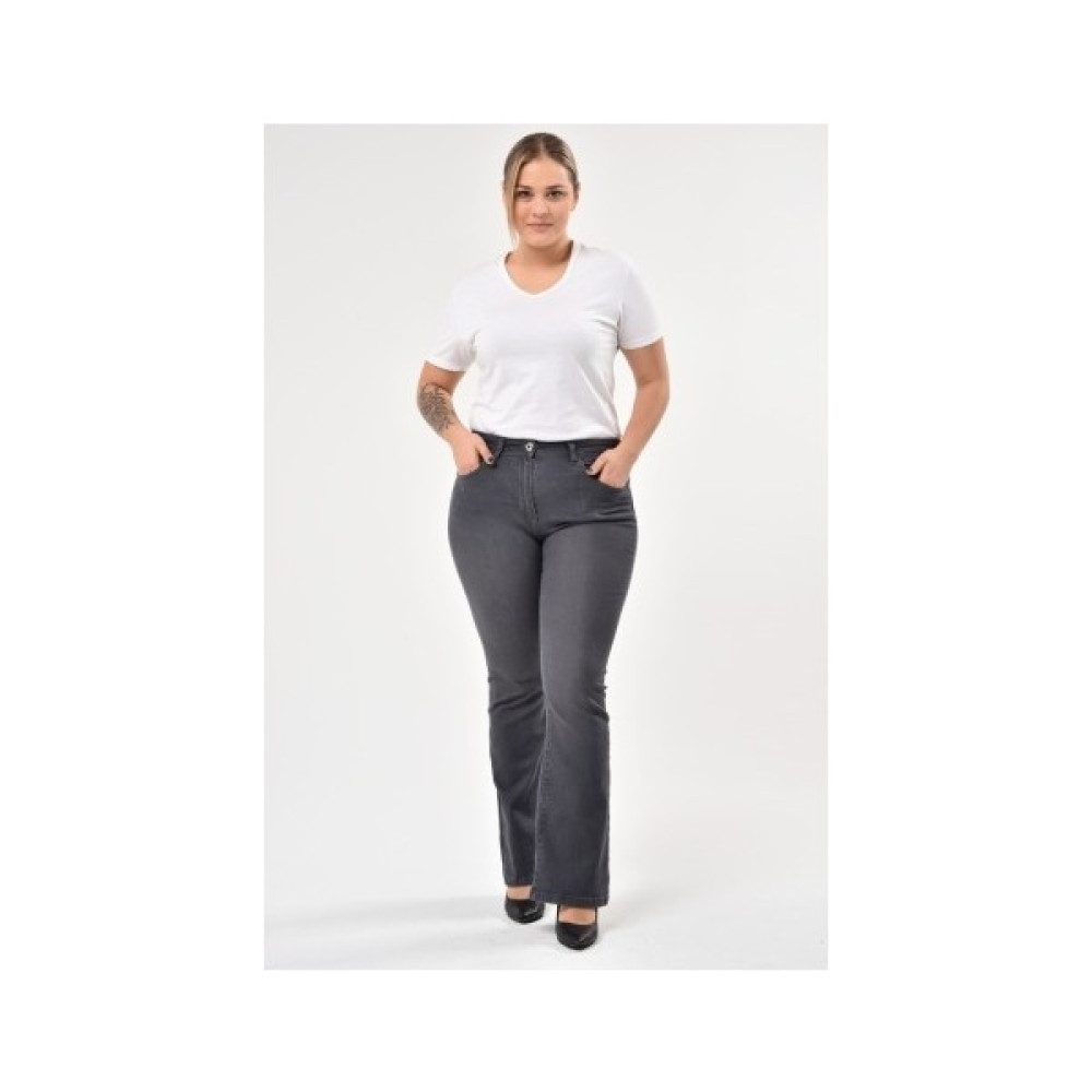 Era Lisa İspanyol Paça Likralı Büyük Beden Jeans Pantolon Kadın Pantolon Fiyatı