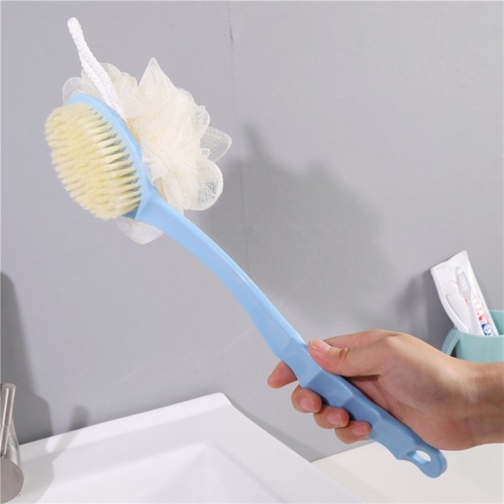 Era Sabun Banyo Duş Vücut Fırçası ve Lifi Çift Taraflı Yumuşak Uzun Saplı Sırt Kese Masaj Fırçası - Mavi Oto Boyaları Fiyatı