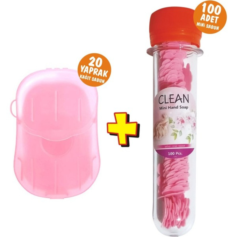 Era Sabun Pembe Kağıt Sabun + Özel Tüp Içinde Parfümlü Elde Eriyen Mini Kağıt Sabun Sabunlar Fiyatı