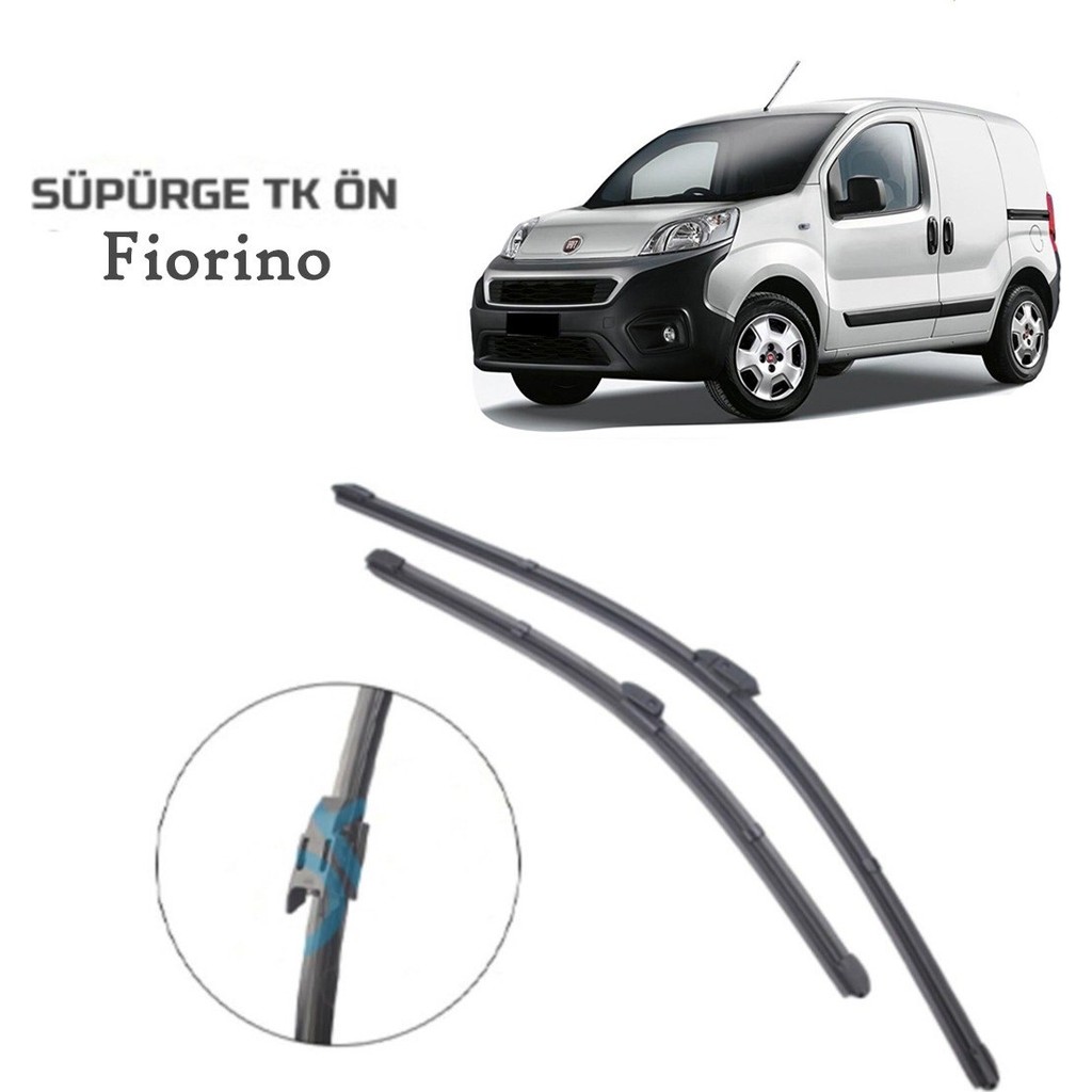 Eraks Fiorino Ön Cam Silecek Süpürgesi Takım 65CM-48CM - Siyah Araca Özel Silecekler Fiyatı