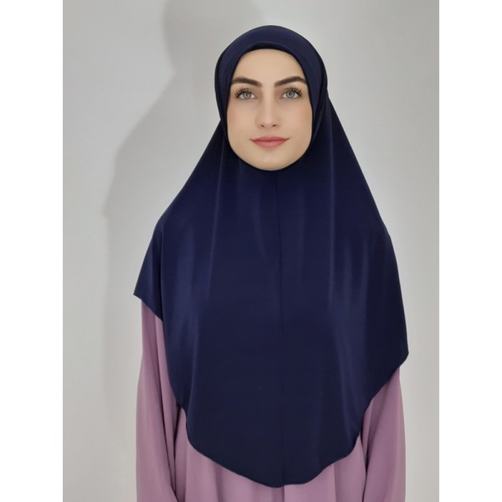 Erasra Class Namaz Örtüsü Hazır Büyük Esarp Malezya Modeli Khimar Tek Parca Hac ve Umre Icin Uygundur Lacivert Eşarp Fiyatı