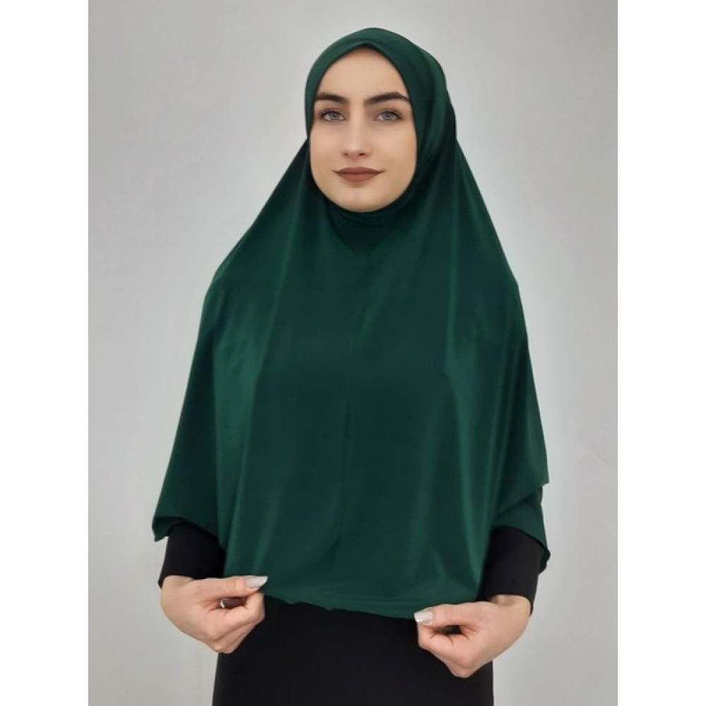 Erasra Class Tek Parca Pratik Büyük Hazır Esarp Hijap Zümrüt Renk Namaz Örtüsü Eşarp Fiyatı