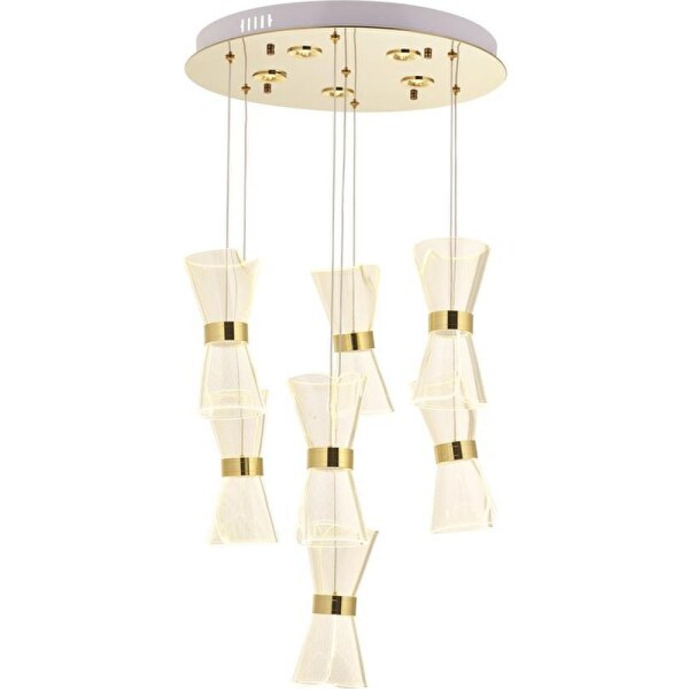 Eray Aydınlatma 6083-7 7li Sarkıt LED Avize - Gold - 7'li Avize Fiyatı