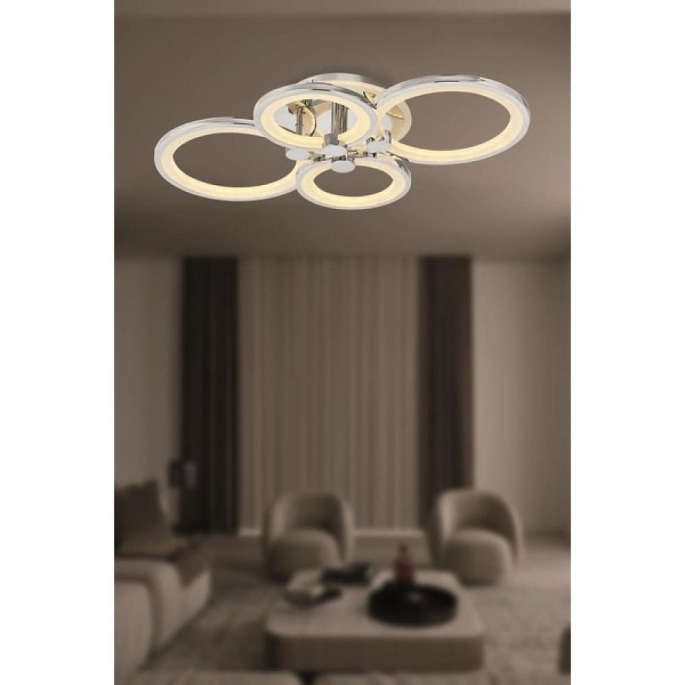 Eray Aydınlatma H003-4 Krom LED Avize - 4'lü Avize Fiyatı