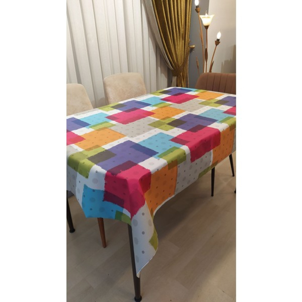 Eray Tekstil Pvc Astarlı Muşanba Masa Örtüsü - Renkli - 100 x 140 cm Masa Örtüsü Fiyatı