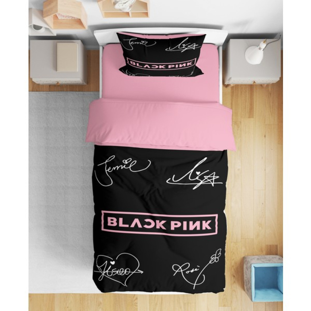 Erays Home Erayshome Black Pink 3D Tek Kişilik Çarşafsız Nevresim Takımı - Siyah - 160 x 220 cm Nevresim Takımı Fiyatı
