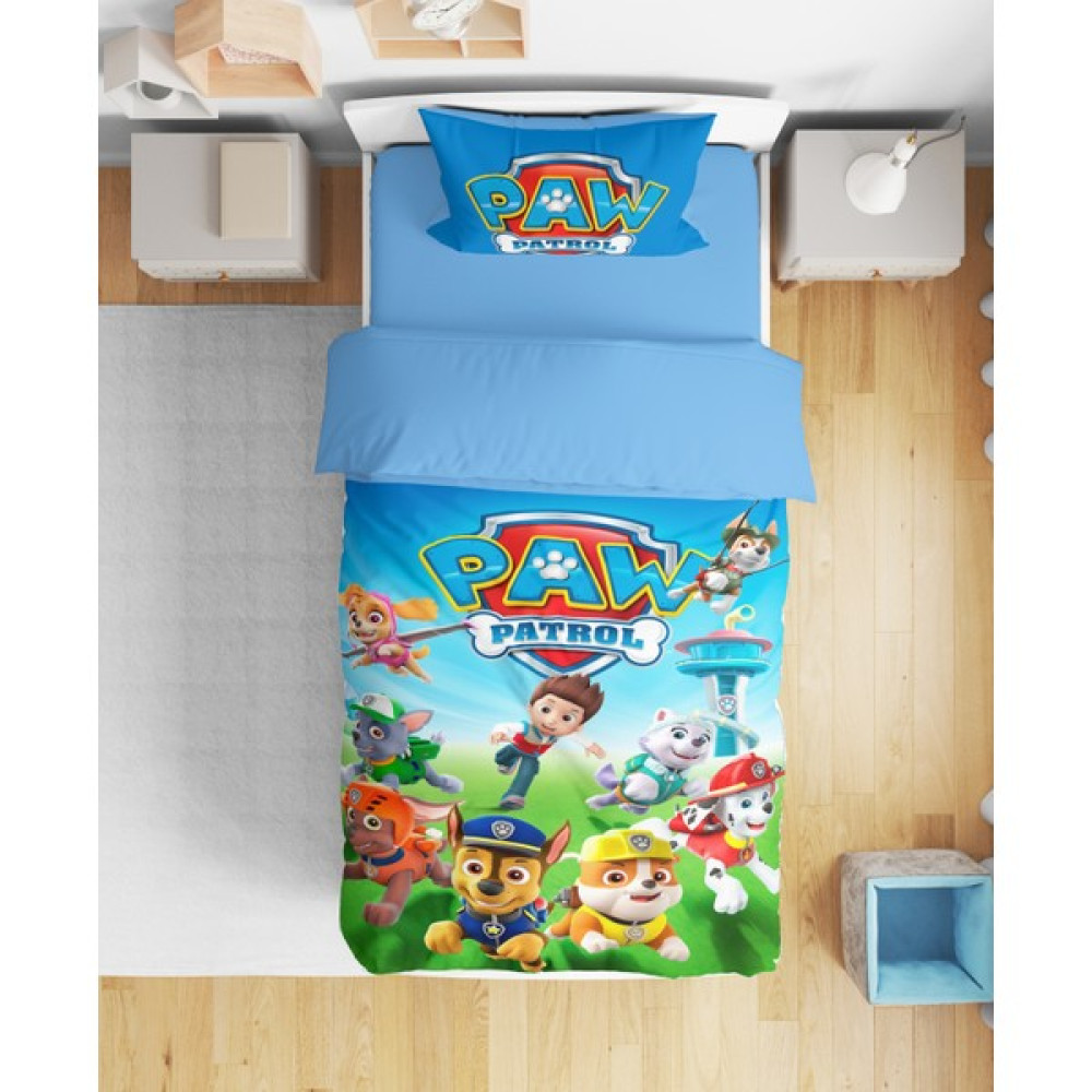Erays Home Erayshome Paw Patrol 3D Tek Kişilik Nevresim Takımı - Mavi - 160 x 220 cm Nevresim Takımı Fiyatı