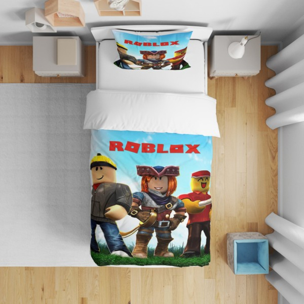 Erays Home Roblox Tek Kişilik Nevresim Takımı - Beyaz - 160 x 220 cm Nevresim Takımı Fiyatı