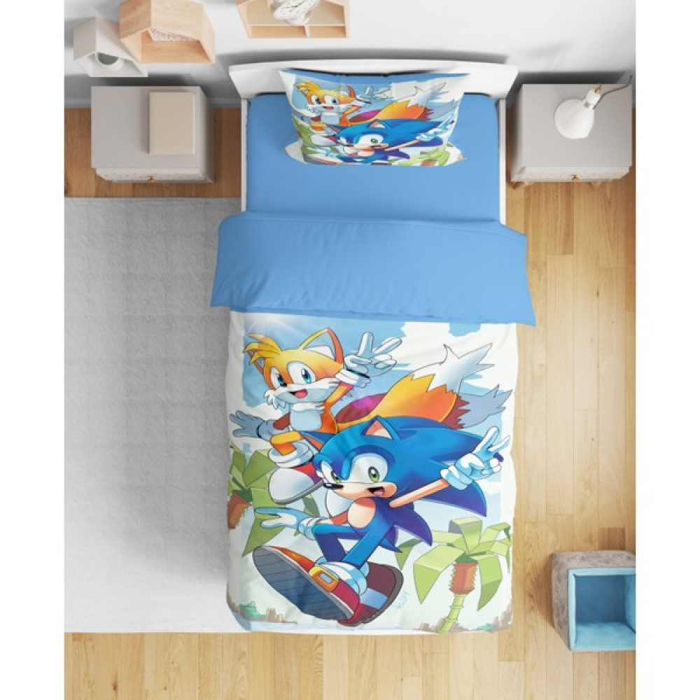 Erays Home Sonic Tek Kişilik Nevresim Takımı - Mavi - 160 x 220 cm Nevresim Takımı Fiyatı