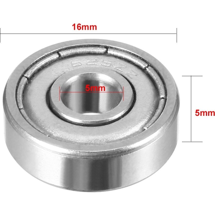 Erbek 625 Zz Minyatür Rulman 5X16X5 (Metal Kapaklı) Ithal Rulman Nalburiye & Hırdavat Fiyatı