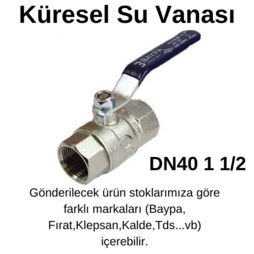 Erc Kuresel Su Vanasi Valfi(Icme Suyu) Dn40 1 1/2 Nalburiye & Hırdavat Fiyatı