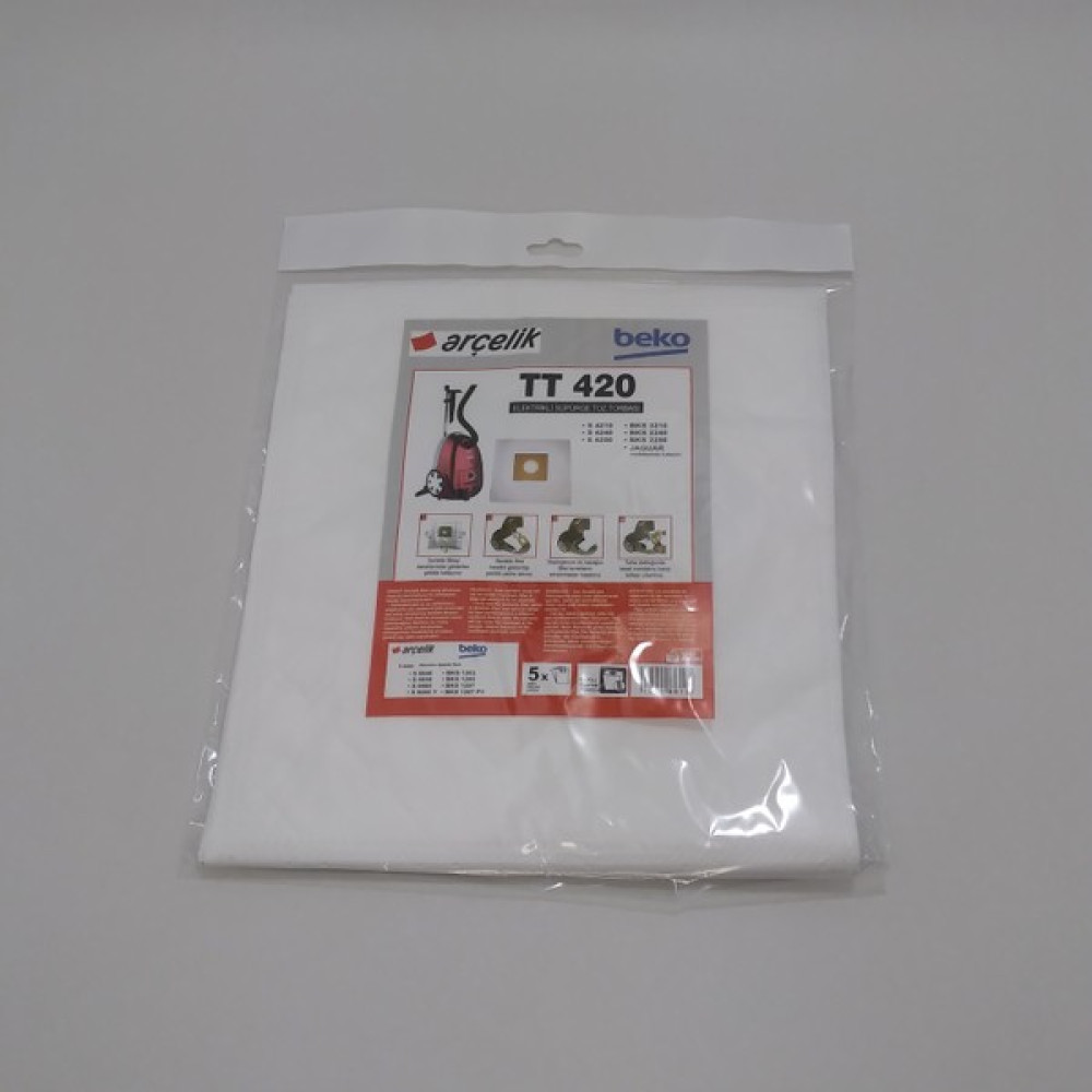 Ercan AVM Arçelik Tt 420 Sentetik (4 Paket 20 Adet ) Elektrikli Süpürge Aksesuarları Fiyatı