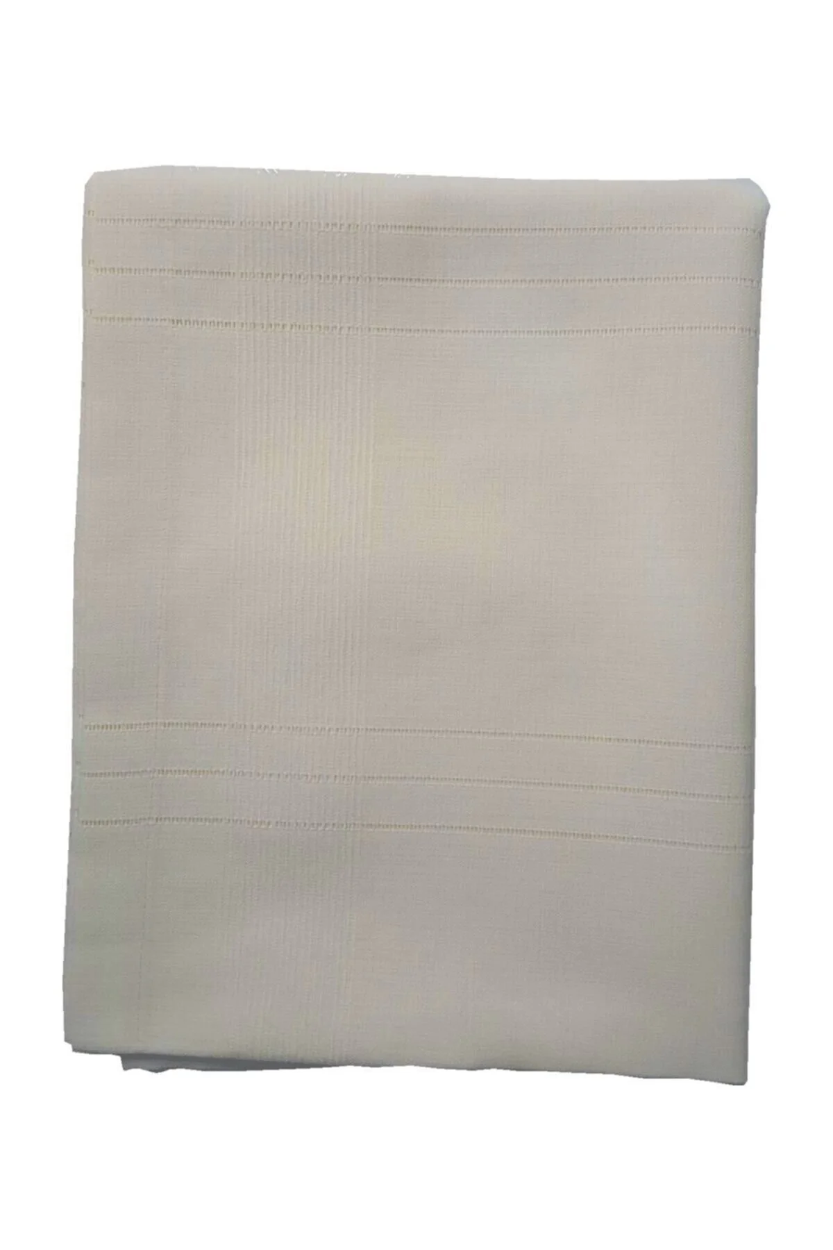 erciyesceyiz Keten Kumaş Çizgili Masa Örtüsü 160*220 Cm Krem 160x220 Beden" Masa Örtüsü Fiyatı