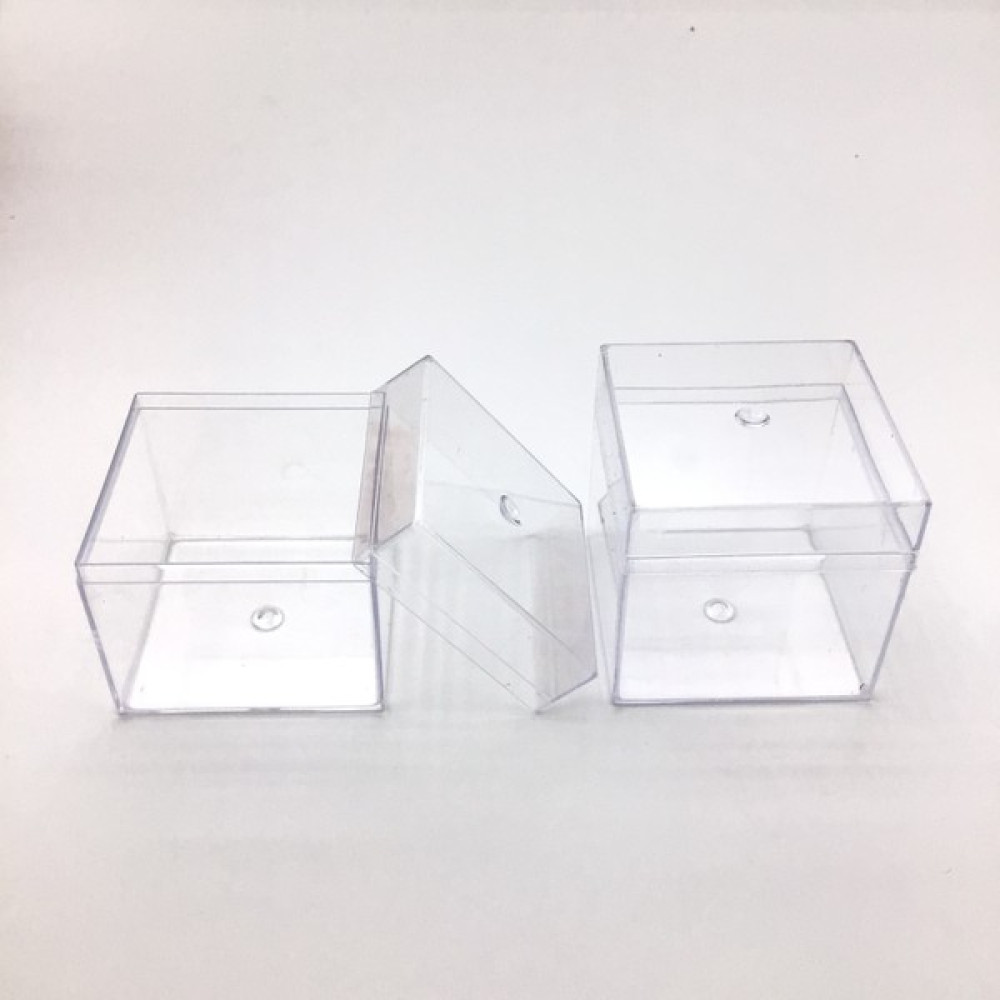 Erdal Ticaret Kapaklı Pleksi Mika Kutu (5X5X5 Cm-20 li Paket) - Beyaz Eşya Saklama Kutusu Fiyatı