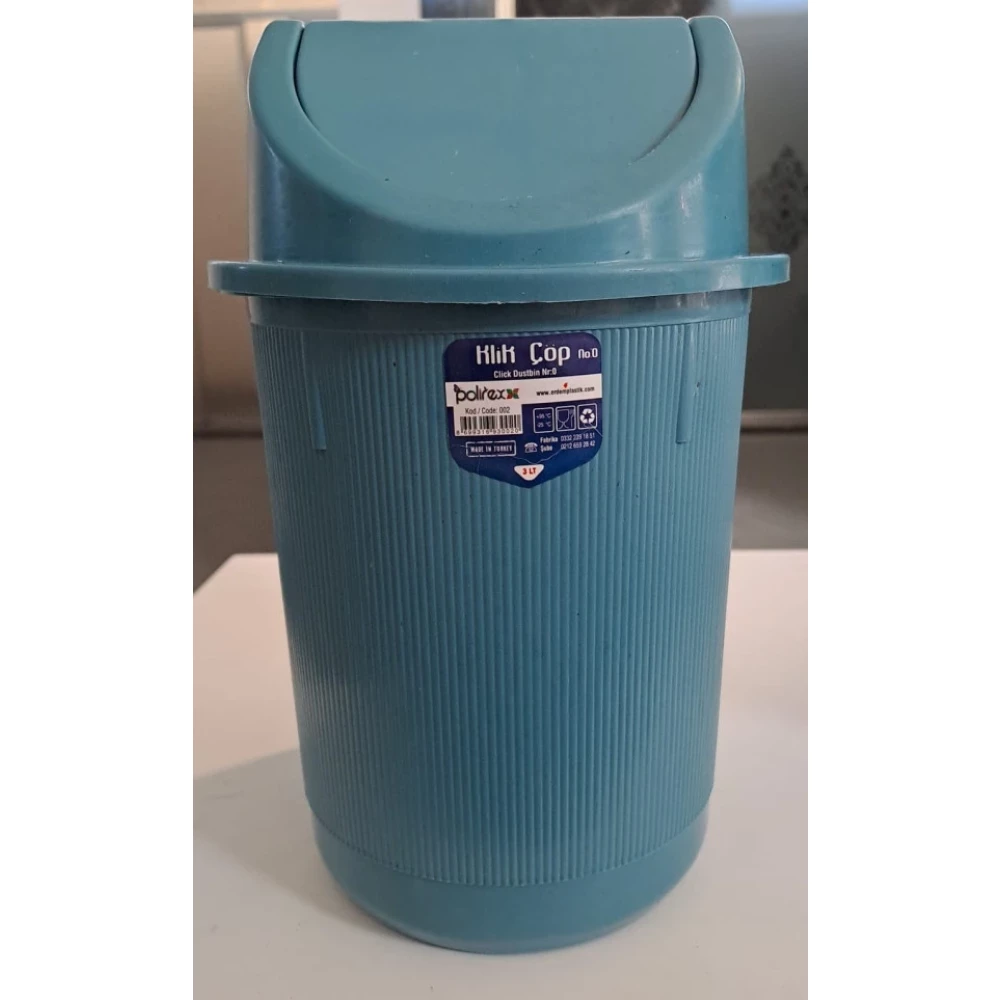 Erdem Itmelı Cop Kovası 0 No: 002 ( 3 Lt - Yukseklık 17,5 Cm) Çöp Kovaları Fiyatı