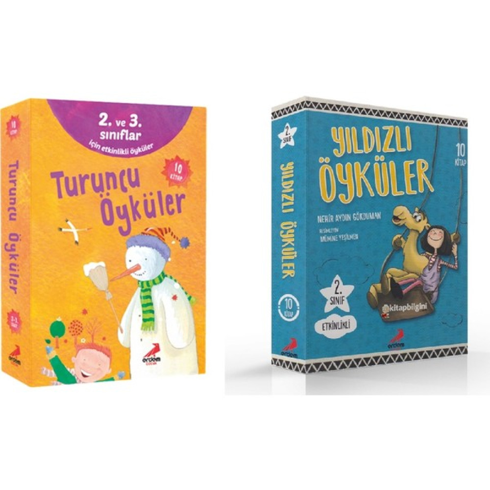 Erdem Yayınları 2. Sınıf Turuncu Öyküler + Yıldızlı Öyküler (20 Kitap) Okul Öncesi Eğitici & Öğretici Kitaplar Fiyatı