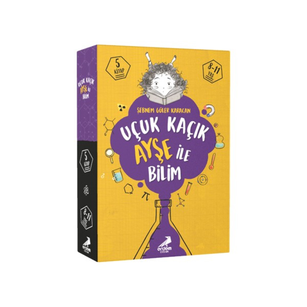 Erdem Yayınları Erdem Uçuk Kaçık Ayşe ile Bilim (5 Kitap) 8-10 Yaş - Şebnem Güler Karacan Öykü Kitapları Fiyatı