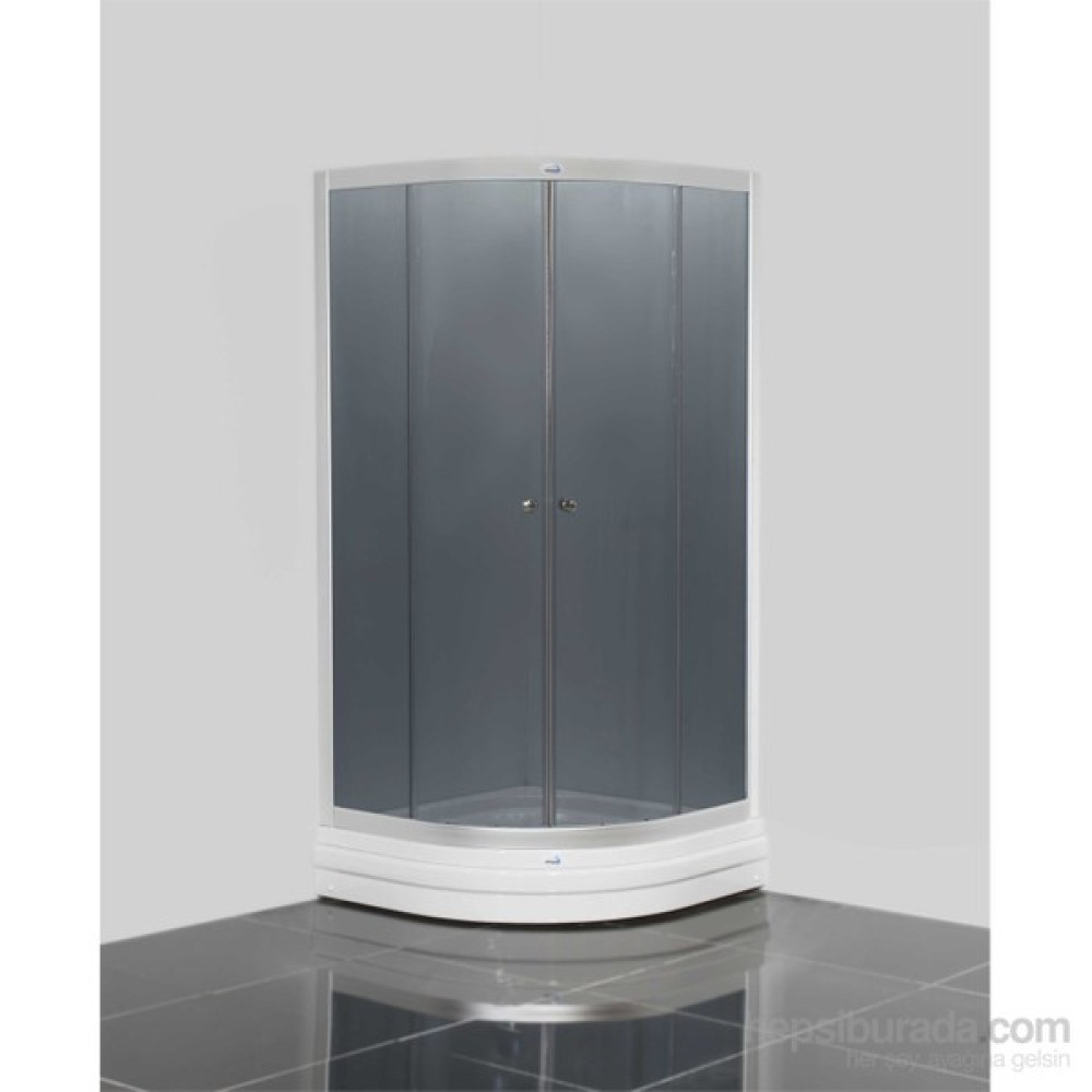 Erel Erl 1002 90x90cm Panelli Duş Teknesi Füme Kabin Duşakabin Fiyatı