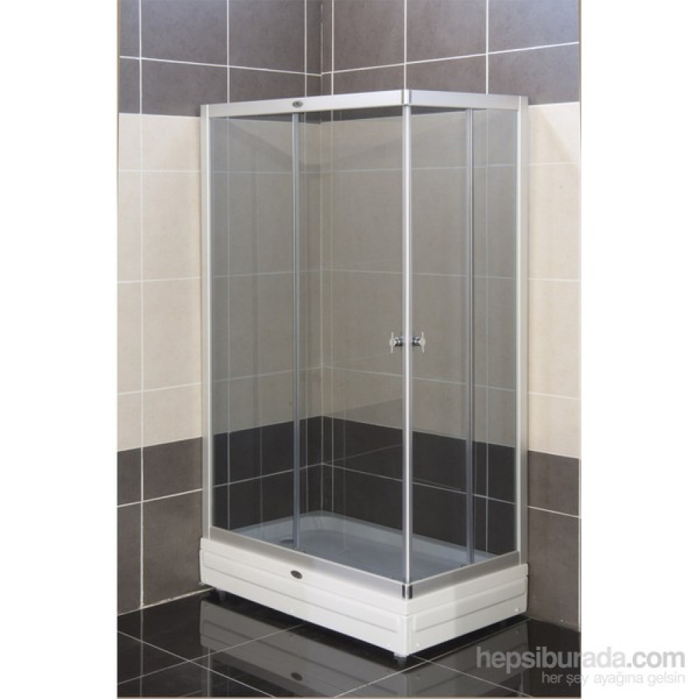 Erel Erl2005 130x80cm Dikdörtgen Duş Teknesi Füme Kabin Duşakabin Fiyatı