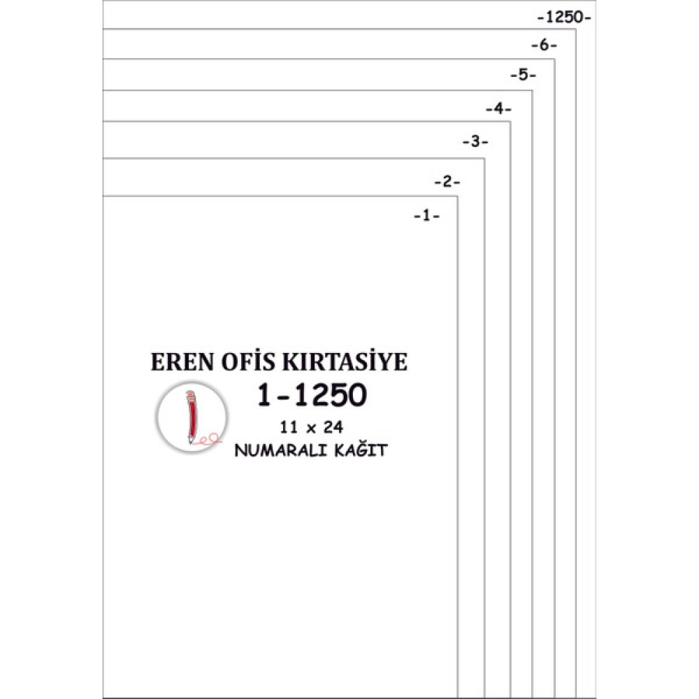 Eren A4 Numaralı Kağıt 1-1250 / 80 Gr Fotokopi Kağıdı Fiyatı