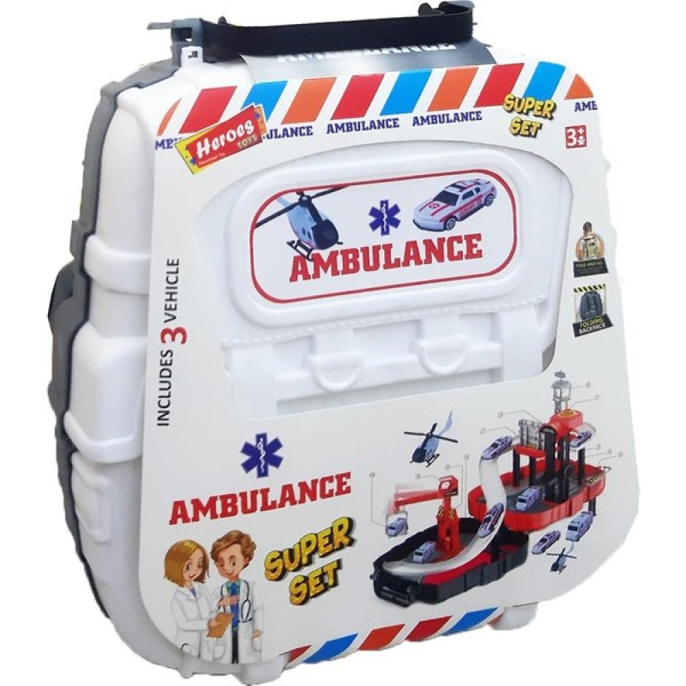 Eren Ern Heroes Toys Çantalı Ambulans Seti Arabalı Oyuncak Araç Fiyatı