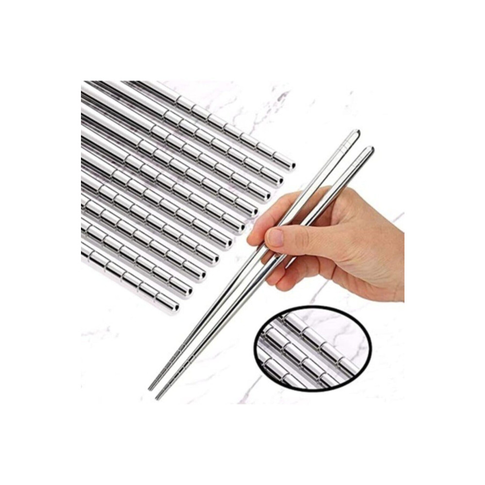 EREN GROUP 5li Paslanmaz Çelik Metal Chopstick Çatal / Kaşık / Bıçak Takımları Fiyatı