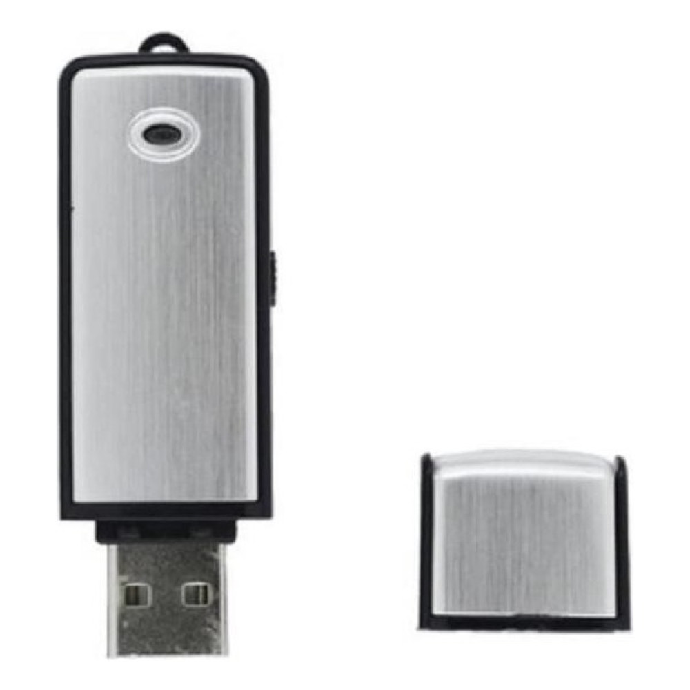 Erez Flash Belllek Şeklinde 16 GB Mini Ses Kayıt Cihazı Gizli Ses - Gümüş Ses Kayıt Cihazları Fiyatı
