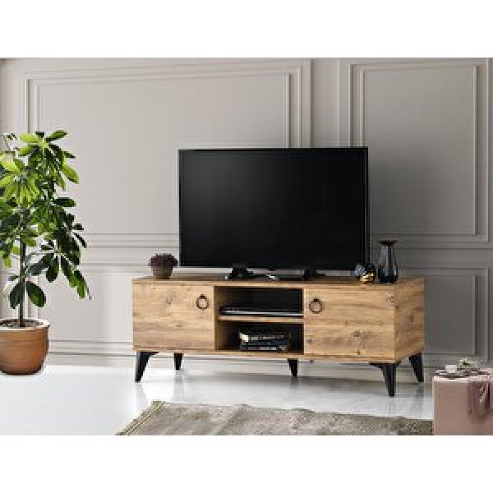 Erezoğulları Ekonomik Carina Modern Tv Sehpası 130 Cm Kahve Tv Ünitesi / Sehpası Fiyatı