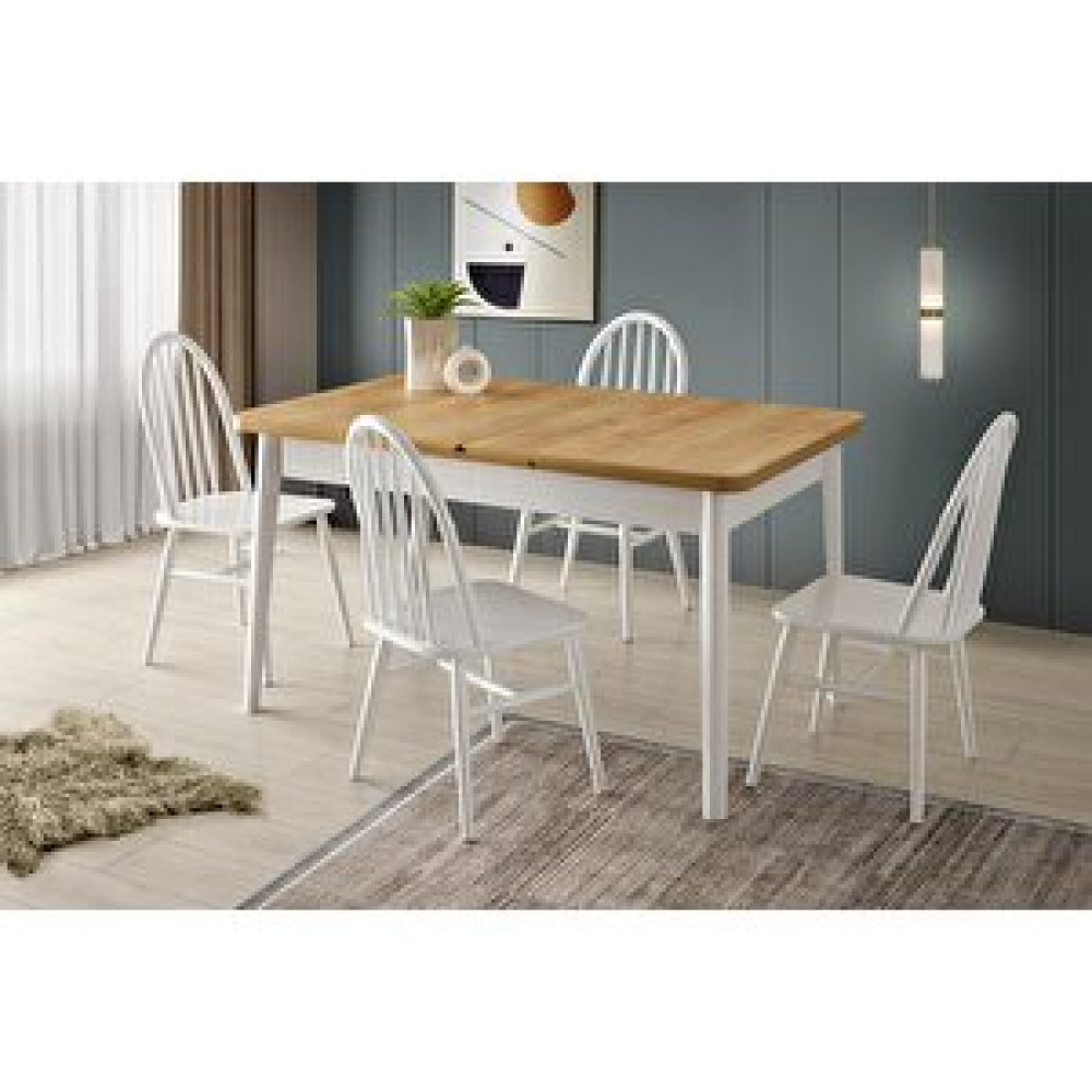 Erezoğulları Lotus Açılır Mdf Yemek Mutfak Masası 90x145cm Beyaz Yemek & Mutfak Masası Fiyatı