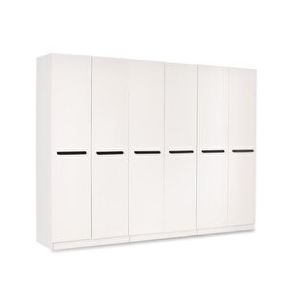 Erezoğulları Mercan Mdf 6 Kapılı 2 Çekmeceli Gardrop Elbise Dolabı 240x53x216cm Ekru Gardrop & Dolap Fiyatı