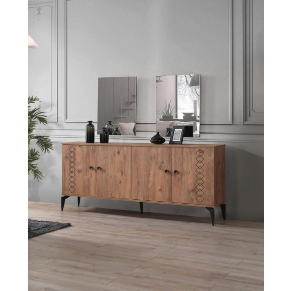 Erezoğulları Mobilya Karen Aynasız Dolaplı Konsol 180X43X82CM Konsol Mobilya Fiyatı