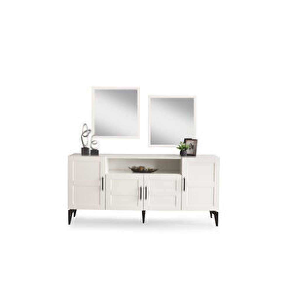 Erezoğulları Modern Çakıl Mdf Aynasız Konsol 160x43x84cm Krem Konsol Mobilya Fiyatı