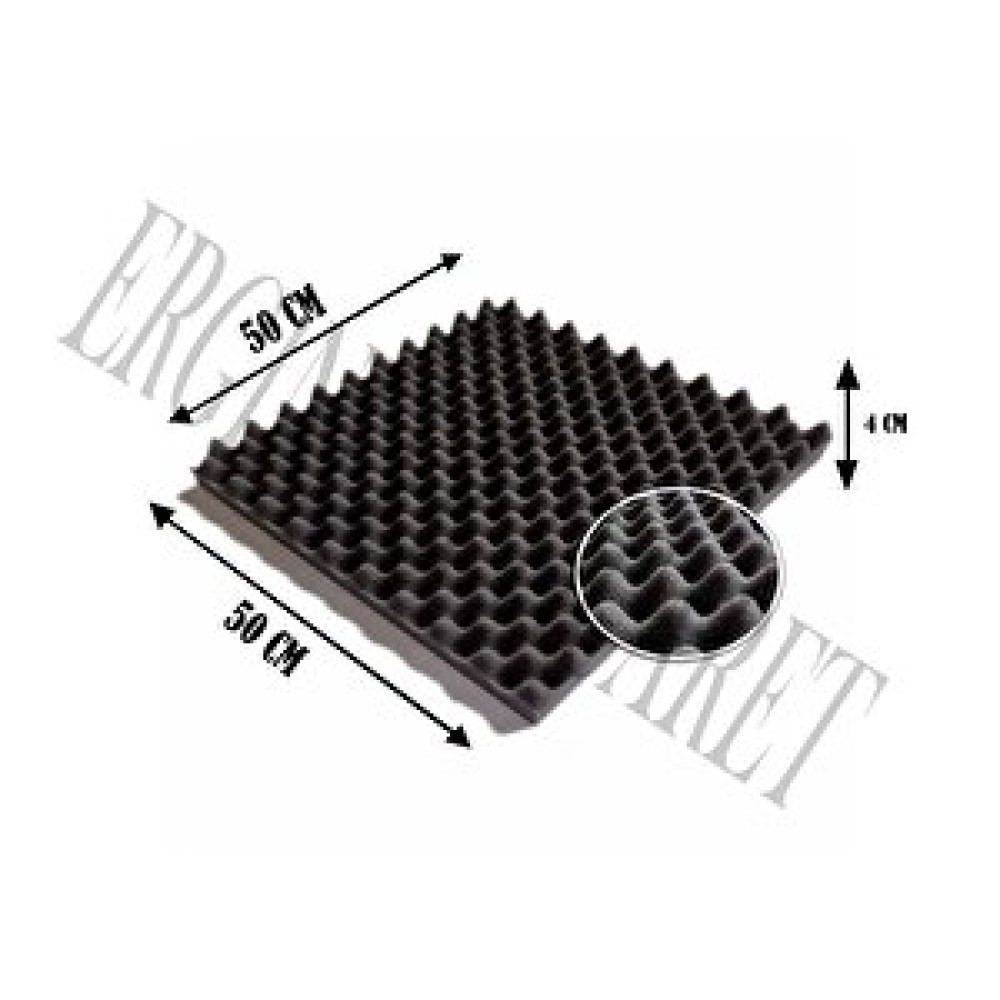 Erginler ticaret Erpan Akustik Ses Yalıtımı Yumurta Sünger 40 Mm 50x50 Dış Cephe Yalıtım Malzemeleri Fiyatı