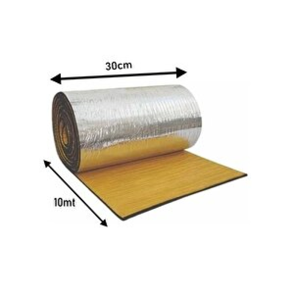 Erginler ticaret Erself Oto Ses Yalıtımı Aleminyum Folyolu 30 Cm X 10 Mt Dış Cephe Yalıtım Malzemeleri Fiyatı