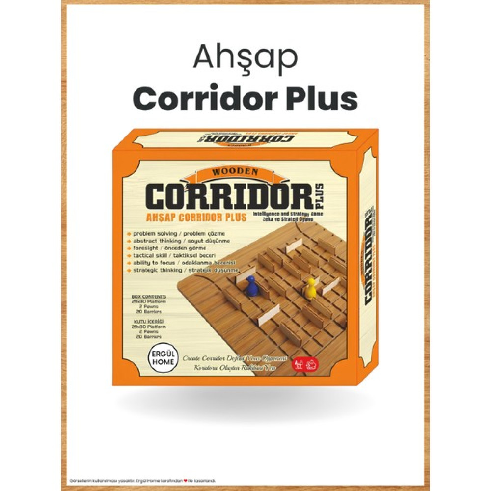 Ergül Home Ahşap Corridor Plus Oyunu Oyun Takımları Fiyatı