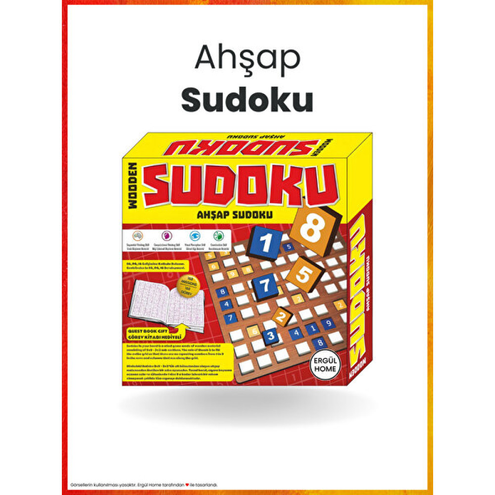 Ergül Home Ahşap Sudoku Oyunu Oyun Takımları Fiyatı