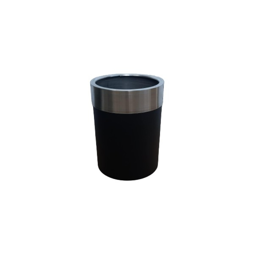 Erhan Flowers Metal Boyalı Darbuka Saksı - Siyah - Gümüş Saksı ve Aksesuarları Fiyatı