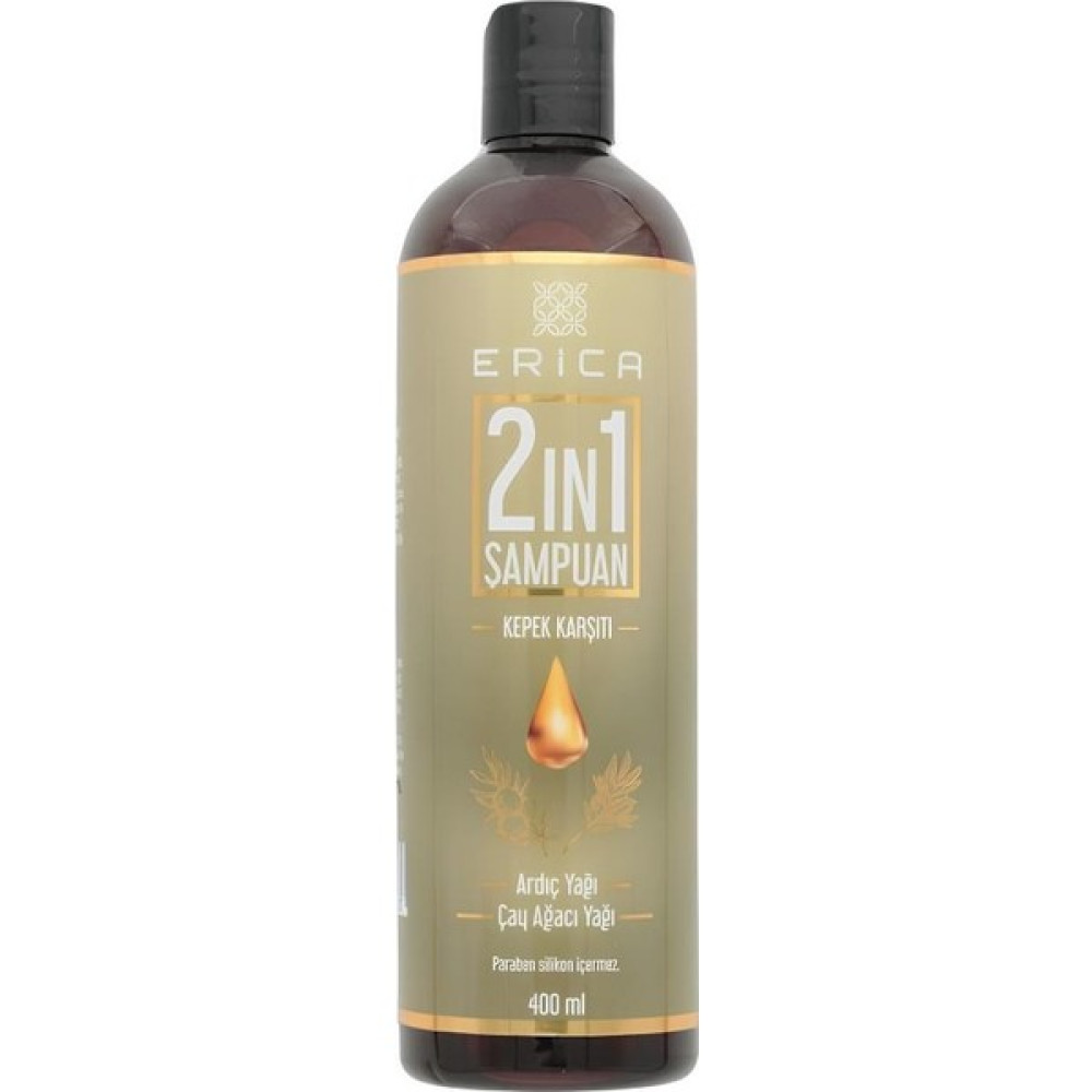 Erica 2 in 1 Kepek Karşıtı Şampuan 400ml Şampuan ve Saç Kremi Fiyatı