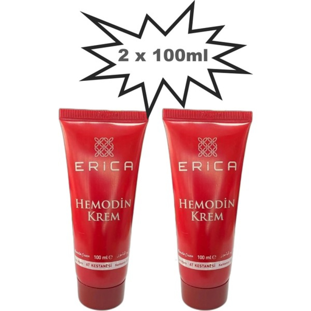 Erica Hemodin Krem 100 ml Tüp 2'li Set Nemlendiriciler Fiyatı