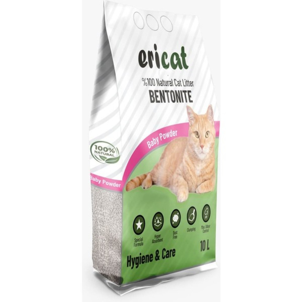 Ericat Bebek Pudrası Kokulu Kedi Kumu-10 Litre Evcil Hayvan Ürünleri Fiyatı