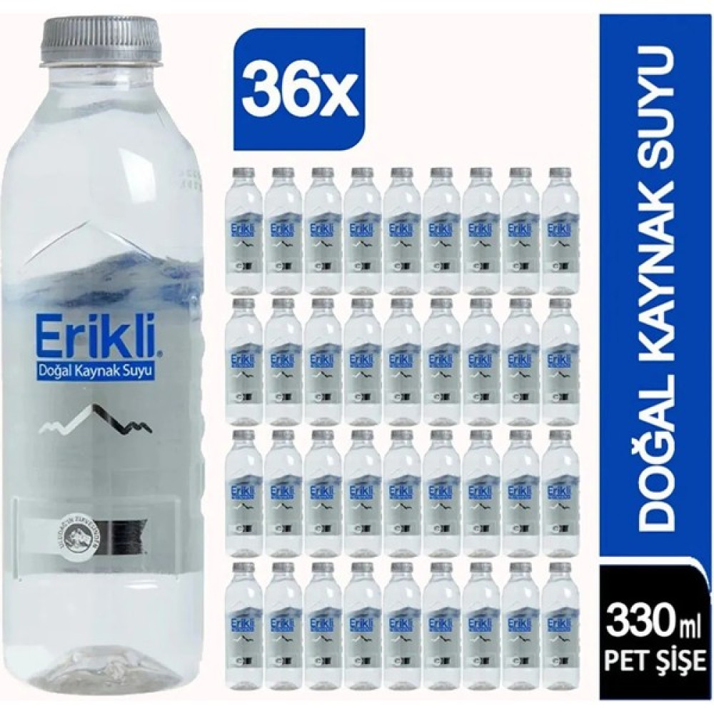 Erikli Premium Cam Pet Su 330 ml x 36 Adet Diğer Fiyatı