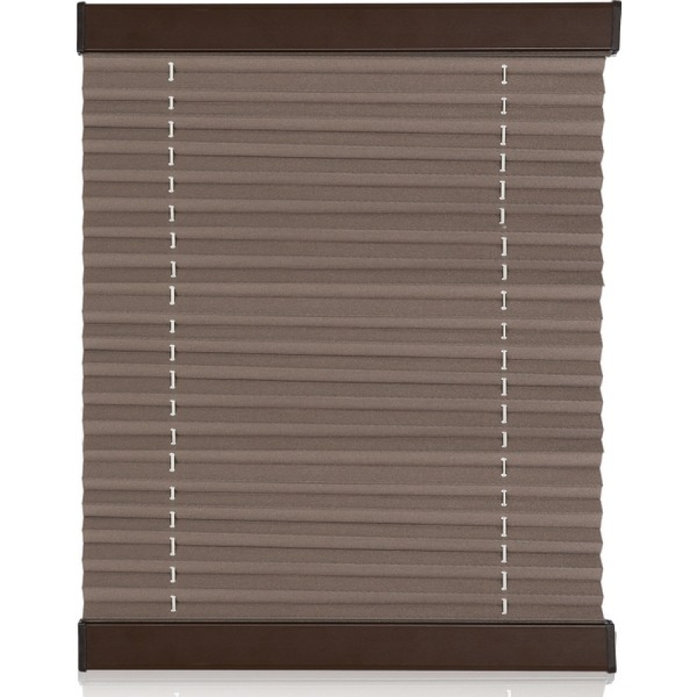 Erikmann Cam Balkon Perdesi Yapıştırmalı Plise Perde 102 gr/m2 Eloksal Profil Koyu Kahve Kumaş 54 x 169 cm Stor Perde Fiyatı