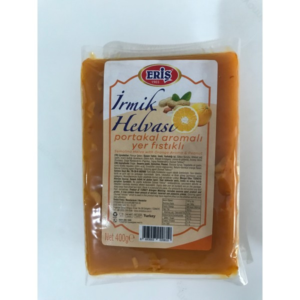 Eriş Irmik Helvası Portakal ve Yer Fıstıklı 400GR - 400 gr Oto Boyaları Fiyatı