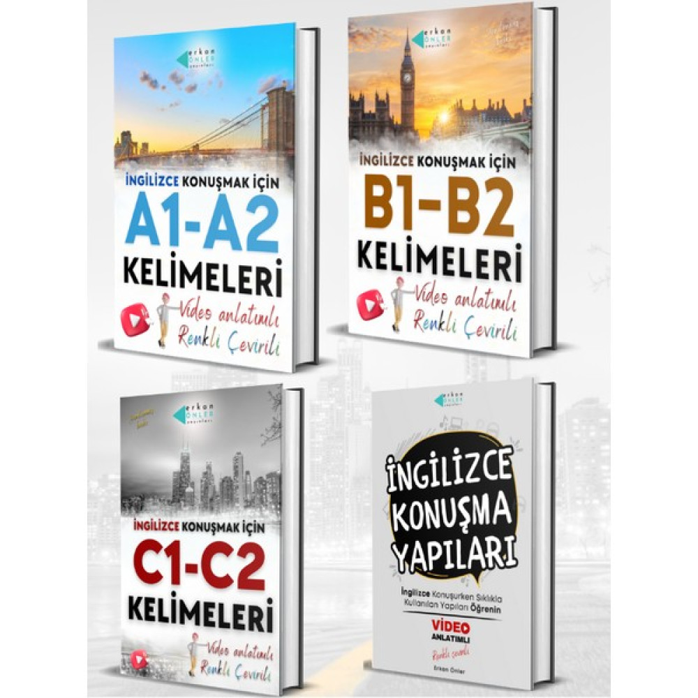 Erkan Önler İngilizce Kelime ve Deyim Seti Yabancı Dil Öğretici Kitaplar ve Eğitim Setleri Fiyatı