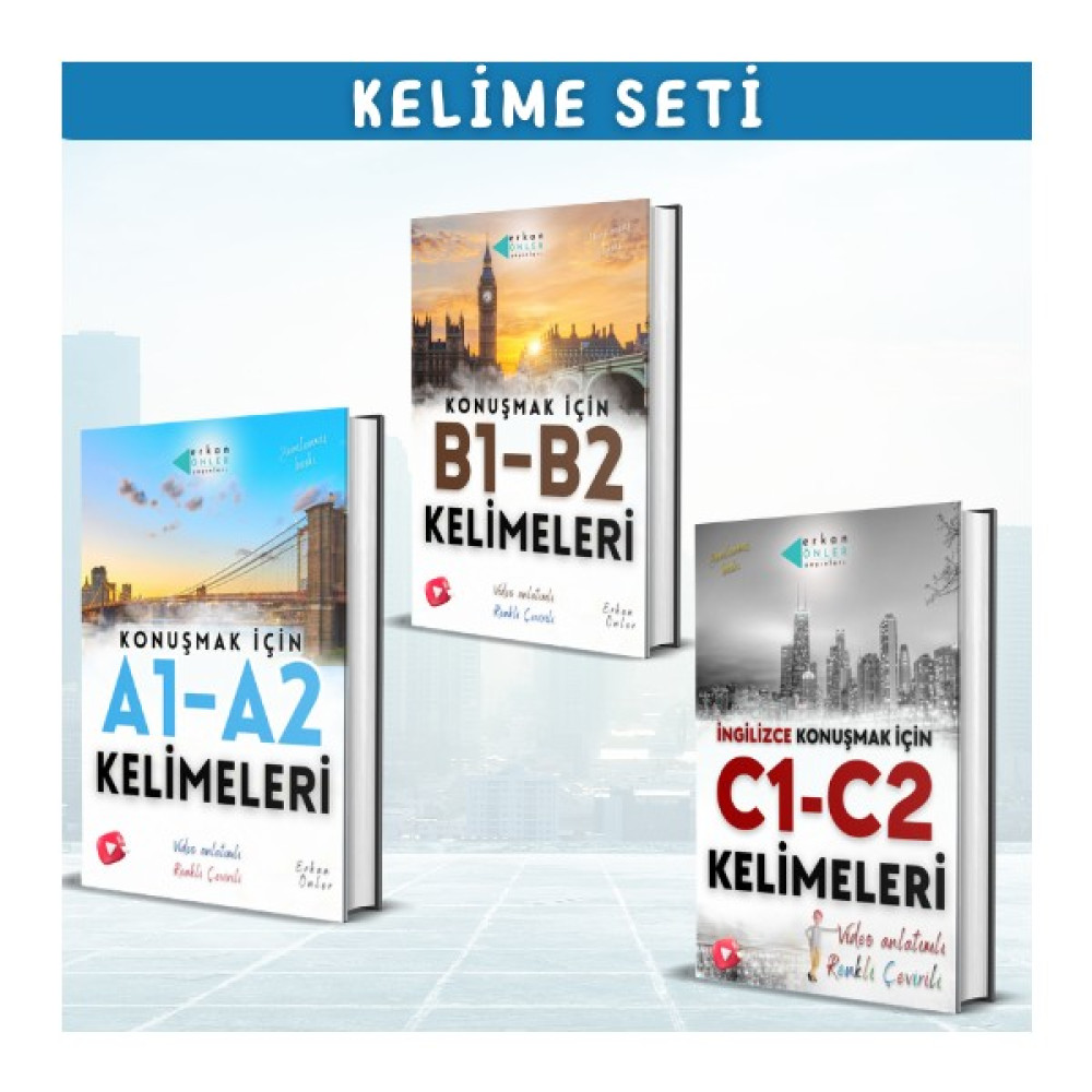 Erkan Önler Konuşmak İçin Kelime Tüm Set Yabancı Dil Öğretici Kitaplar ve Eğitim Setleri Fiyatı
