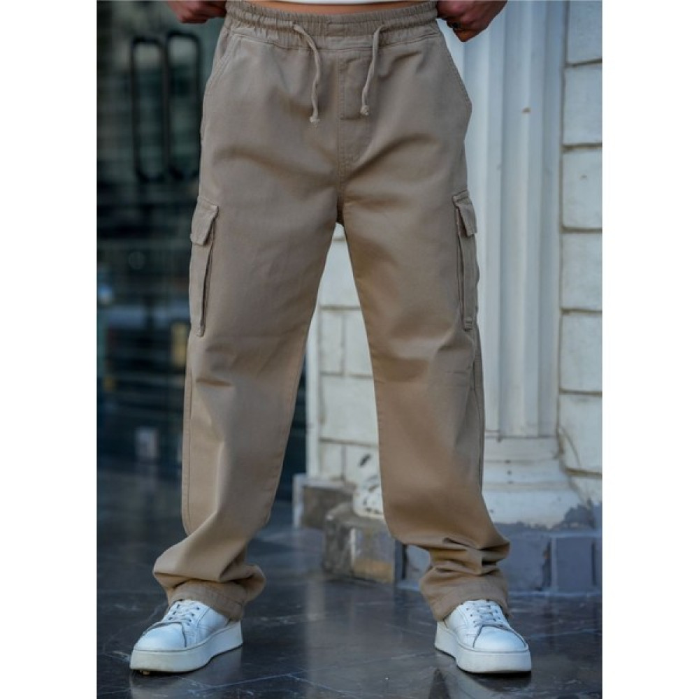Erkek Bagcıklı Kargo Cepli Baggy Denim Pantolon Erkek Pantolon Fiyatı